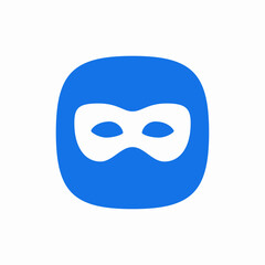 festival carnival mask icon sign