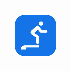 pool diving into water icon sign