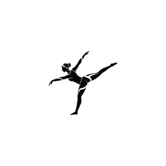 silhouette of a person jumping