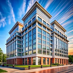 Fototapeta premium modern building in the city