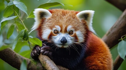 Red Panda in a Tree