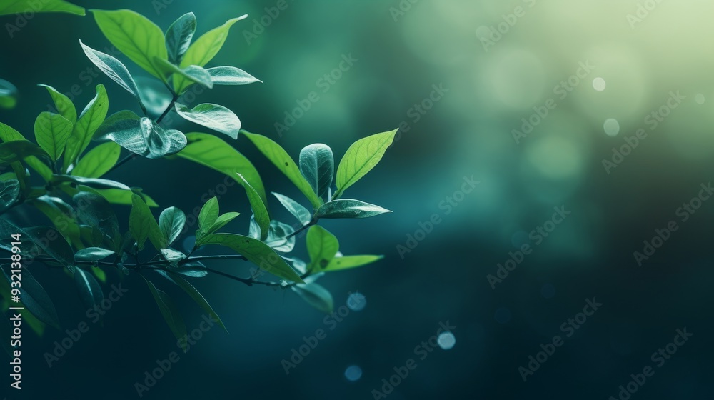 Canvas Prints green leaves close up - nature photography