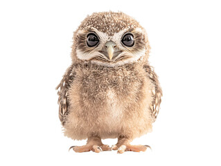 Fototapeta premium a close up of a baby owl