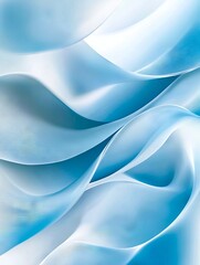 Obraz premium A blue and white abstract background with wavy lines