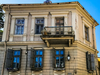 A beautiful old building in Plovdiv old town, Bulgaria