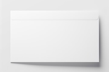 Fototapeta premium White Envelope Mockup: Blank Template for Design