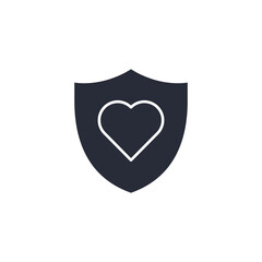 Life Insurance icon vector illustration. Life Insurance symbol isolated on white background