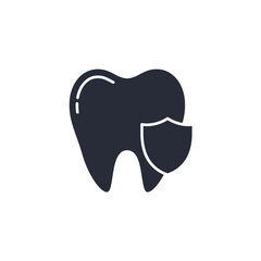 Dental Insurance icon vector illustration. Dental Insurance symbol isolated on white background