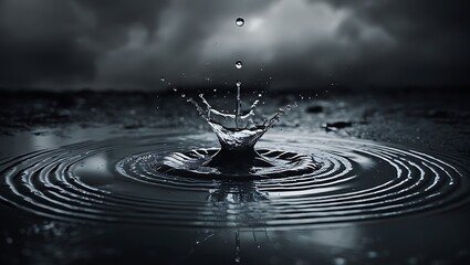 water drop splash