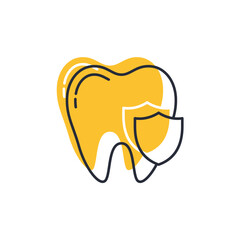 Dental Insurance icon vector illustration. Dental Insurance symbol isolated on white background