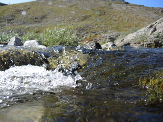 stream in the mountains