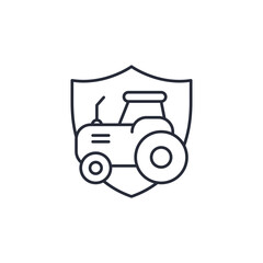 Agricultural Insurance icon vector illustration. Agricultural Insurance symbol isolated on white background