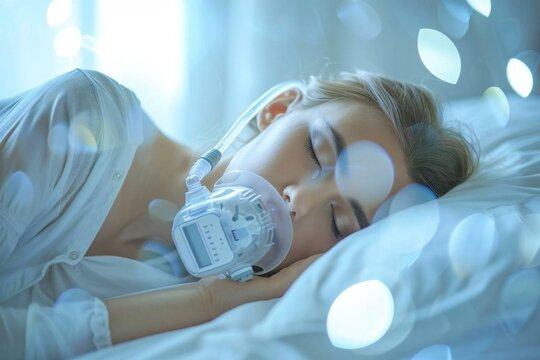 Equipment for Sleep Apnea: Oxygen Mask and CPAP Machine