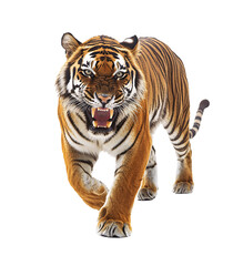 Obraz premium a tiger with its mouth open
