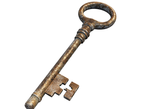 a close-up of a key