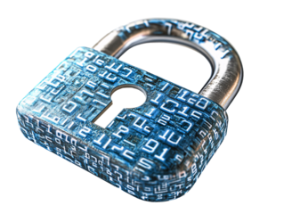 a close up of a lock