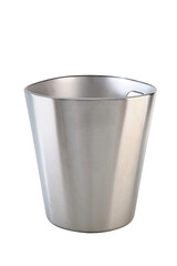 bartender and bar equipment on neutral background