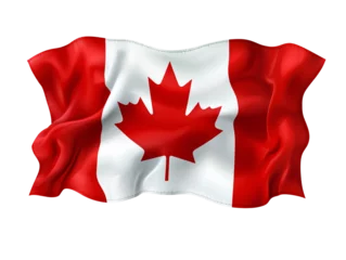 a flag with a red and white flag