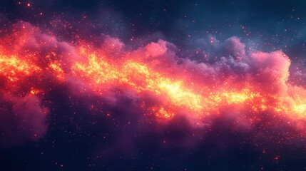 Naklejka premium explosive burst of dark flames and smoke in anime style dynamic brush strokes and vibrant energy lines create a sense of raw power and intensity