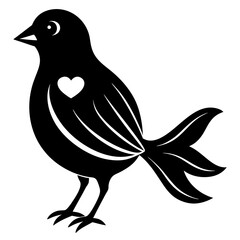 silhouette of a bird