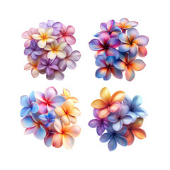 The image could be named: Colorful Tropical Flowers and Blossoms in a Vibrant Floral Design