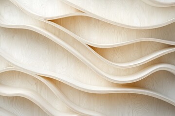 Obraz premium Abstract background of white plywood texture created with generative AI