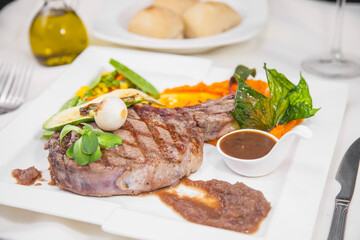 Corte de Carne Platillos de Cocina Exotica Mexicana