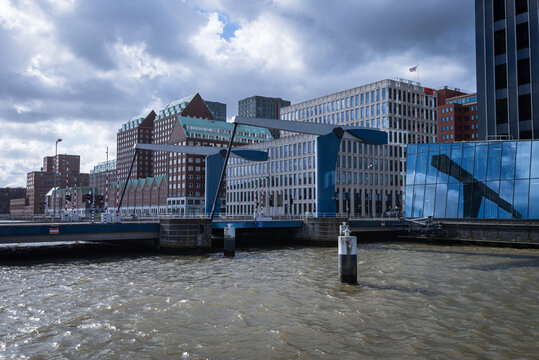 Modern Architecture in Kop van Zuid, Rottedam, The Netherlands