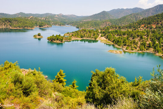 Kannaviou Reservoir, Cyprus, Eastern Mediterranean Sea