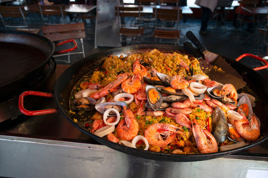 Paella, Fish Market, Bergen, Norway, Scandinavia