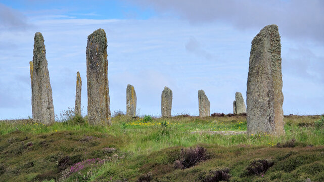 Ring of Brodgar, Neolithic stone circle, UNESCO World Heritage Site, Mainland, Orkney Islands, Scotland, United Kingdom