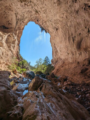 Tonto Natural Bridge State Park in Arizona