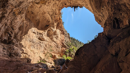 Tonto Natural Bridge State Park in Arizona