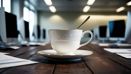 Obraz premium Cup of Hot Tea 