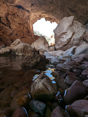 Tonto Natural Bridge State Park in Arizona