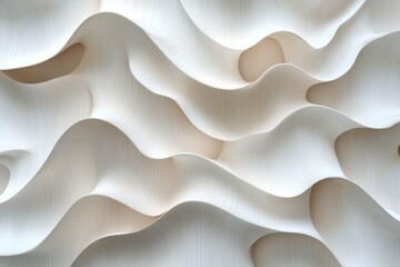 Fototapeta premium Abstract background of white plywood texture created with generative AI