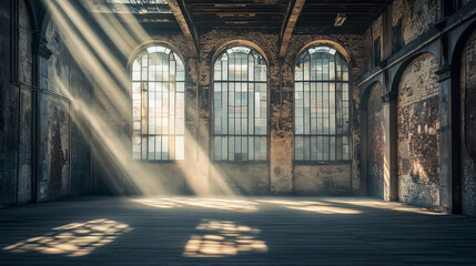 Fototapeta premium old abandoned building