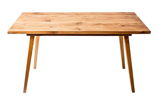 PNG Wooden table furniture desk white background.