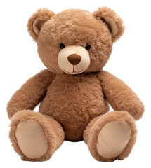 Obraz premium PNG Teddy bear toy white background representation.