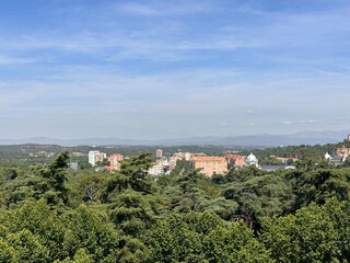 Landscape of Madrid Spain