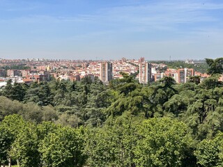 view of the city Madrid