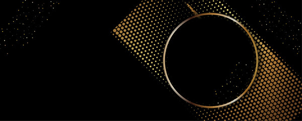 Christmas gold design black background abstract shiny color golden