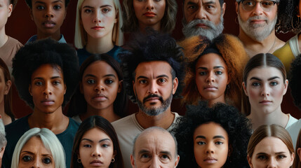 Diverse groups, people of different ethnicities, genders, ages, and inclusive representations, 4k, realism.
