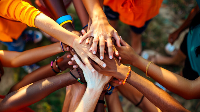 Diverse groups, people of different ethnicities, genders, ages, and inclusive representations, 4k, realism.