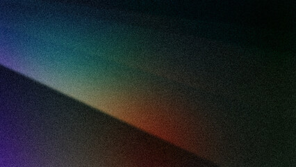 A grainy 4K gradient background with a rich blend of dark green, blue, orange, and purple hues, creating a moody, abstract blur effect ideal for wallpapers and banners