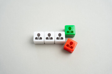 The team replaces its member with a new one. Rotation of employees on the project. Dismissal and...