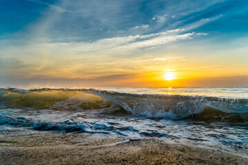 sunrise over the sea