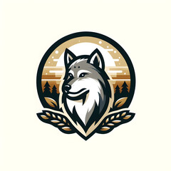 A Sophisticated and Elegant Wolf: The Logo that Combines High-Quality Craftsmanship and Modern Aesthetic