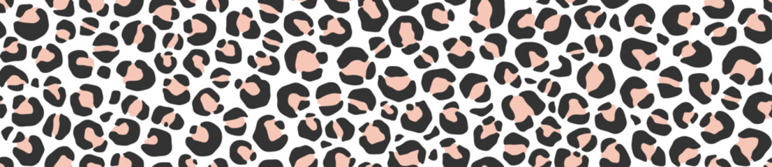 Animal skin leopard pattern.