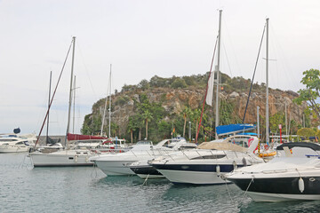 	
La Herradura harbour in Andalucia, Spain	